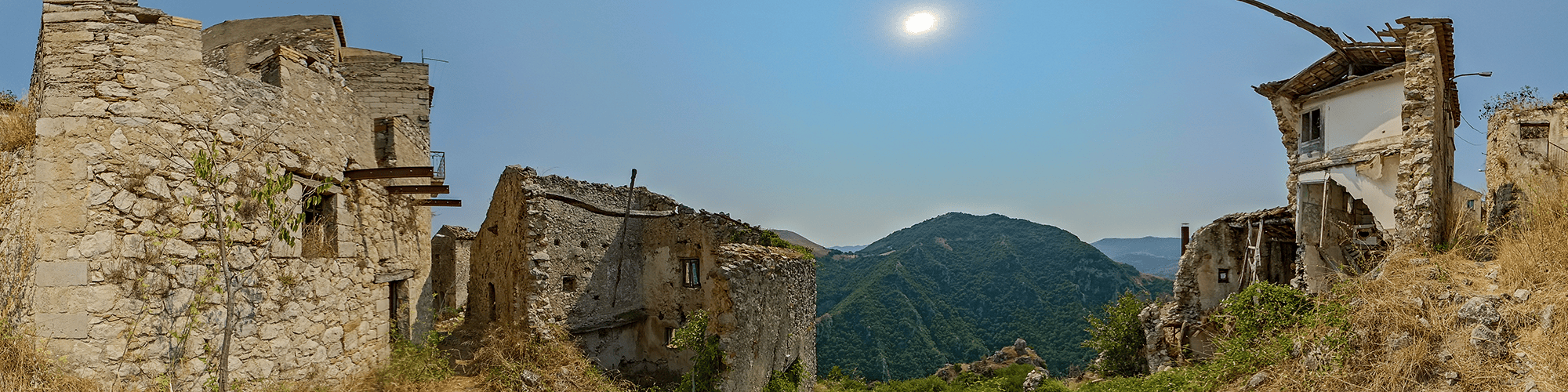 Calabria, rovine sismiche