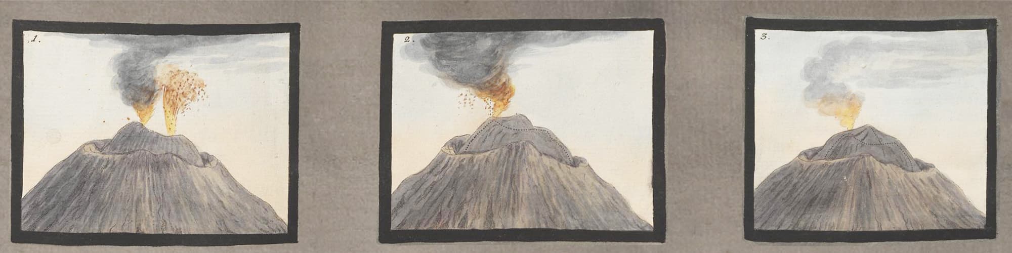 Vesuvio, immagini storiche